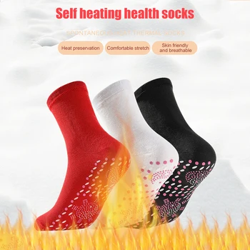 3 Páry Samovoľne Sa Zahrievajúce Ponožky Ženy Muži Magnetoterapia Zime Nohy V Teple Masáž Úľavu Od Bolesti Zdravotnej Starostlivosti Tepelnej Ponožky Pančuchy