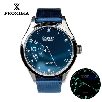 OMNION OM01 Mužov Luxusné Hodinky 42mm Diver PT5000 Sapphire Crystal Caseback Športové Automatické Mechanické Náramkové hodinky 20Bar Nepremokavé