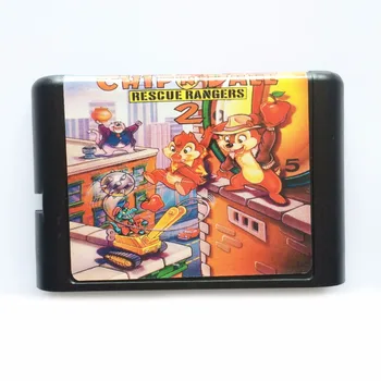 Chip ' N ' Dale 2 16 bit MD Hra Karty Pre Sega Mega Drive Pre SEGA Genesis