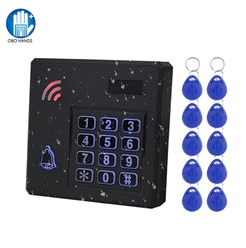 Vodotesný IP68 RFID Prístup Ovládanie Klávesnice EM 125KHz Key Card Reader Dvere Otvárač Elektronický Systém 2000 Užívateľ WG26 Vstup Výstup