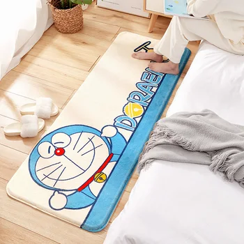 Roztomilý Doraemon Spálňa Koberce Posteli Mäkký Gauč Koberec Deti Non-Slip Dieťa Hrať Rohože Obývacia Izba Rohože Stroj Umývateľný