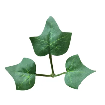 1000pcs Zelené Umelé Leaf Plastové Pobočky Hodváb Listy Tvarované Domov Na Svadbu Deocation Vianočný Strom Dekorácie Falošné Kvet