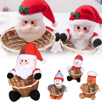 2020 Nový Roztomilý Vianočné Cukrovinky Kôš Dekorácie Vianoce Deťom Sladkosti Kôš Malý Tučniak Domov Záhrada Slávnostné Strana Dodávky