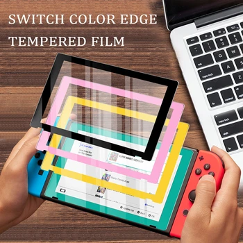 Tvrdené Sklo Touch Screen Protector prípade Ochranný Film Plný Kryt Kryt pre Nintendo Prepínač & Nontend Switchlite Príslušenstvo