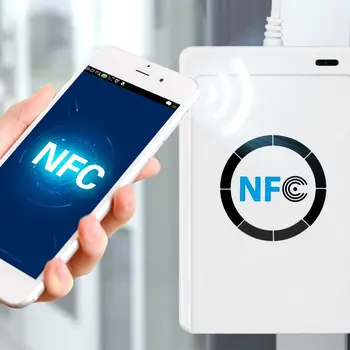 NFC na Bezkontaktné RFID Smart Čítačka Spisovateľ Rozmnožovacie Zapisovať Klon Softvér USB S50 13.56 mhz + SDK+ 5 ks Mifare IC Karty ACR122U