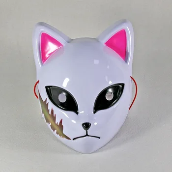 Japonské Anime Cosplay Masky Démon Vrah Kamado Tanjirou Sabito Makomo Halloween Masky Cosplay Party Kostým, Rekvizity Fox Masky
