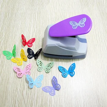 Veľký Motýľ Duté Otvor Puncher 3D Tvar Papier Fréza Deti Plavidlá Scrapbooking Údery DIY Nástroje