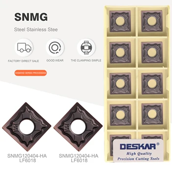 SNMG120404 SNMG120408 HA MA HS LF6018 DESKAR pôvodné CNC sústruhu nástroj pre vysoko kvalitné karbidu nehrdzavejúcej ocele vonkajšie sústruženie