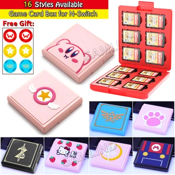 Nintendoswitch Roztomilé Ružové Komiksu, Anime Hra Karty Prípade Animal Crossing SD Karty Kazety Úložný Box pre Nintendo Prepínač/Lite