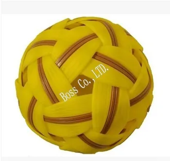 Vysoká kvalita Sepak Takraw Plastové Guľôčkové šport loptu trstiny loptu