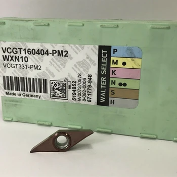 VCGT331-PM2 WXN10 VCGT160404-PM2 WXN10 CNC Karbidu Vloží Nový 10Pcs