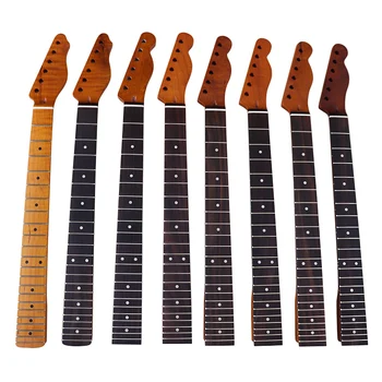 Pražené Kanada Javorového dreva Krku Gitary 6 String rosewood hmatníkom Elektrické 22 pražec na Gitaru Krku